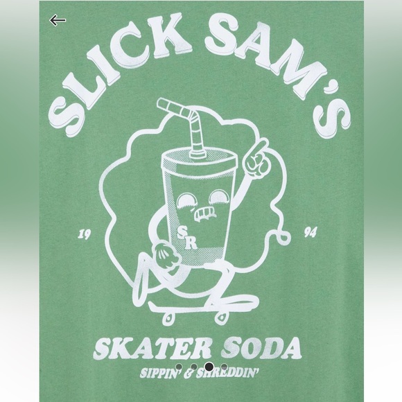 ASOS DESIGN Relaxed T-Shirt with Mikshake Back & Chest Print in Green - Picture 4 of 9